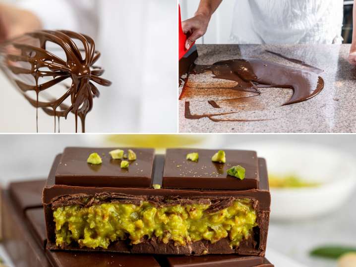 Handmade Dubai Chocolate Bars With Chef Thomas