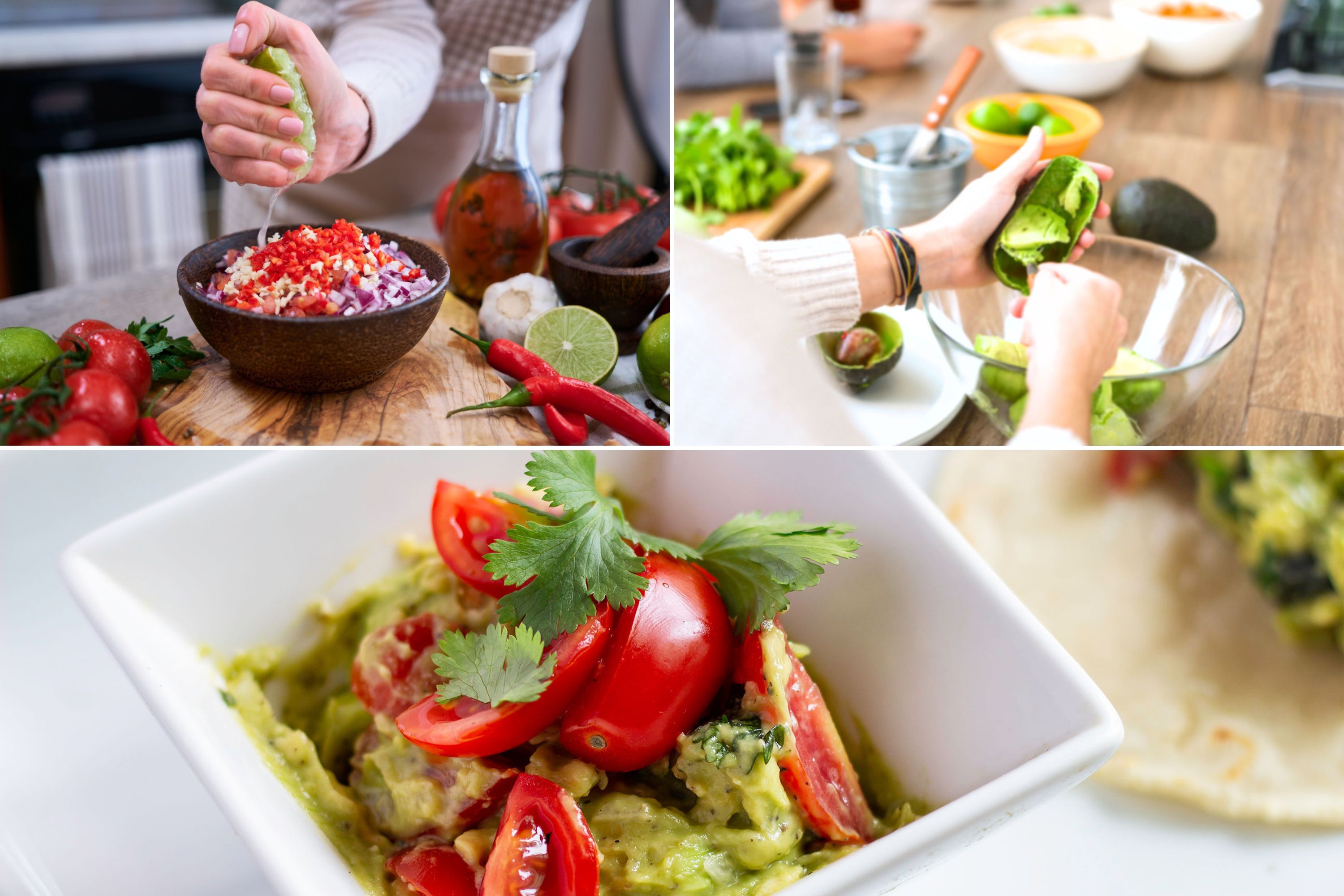 Make Traditional Guacamole and Salsa