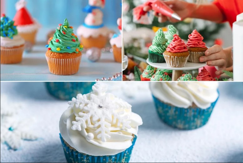 Winter Wonderland Cupcake Decorating
