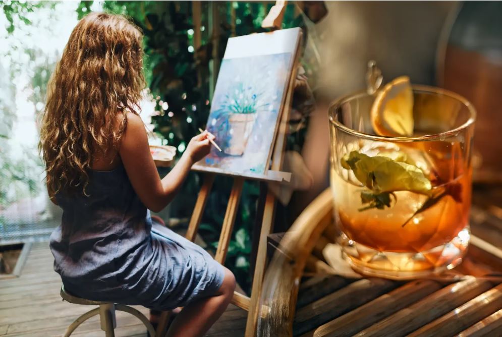 Sip & Paint: Whiskey + The Fruits of Life Edition