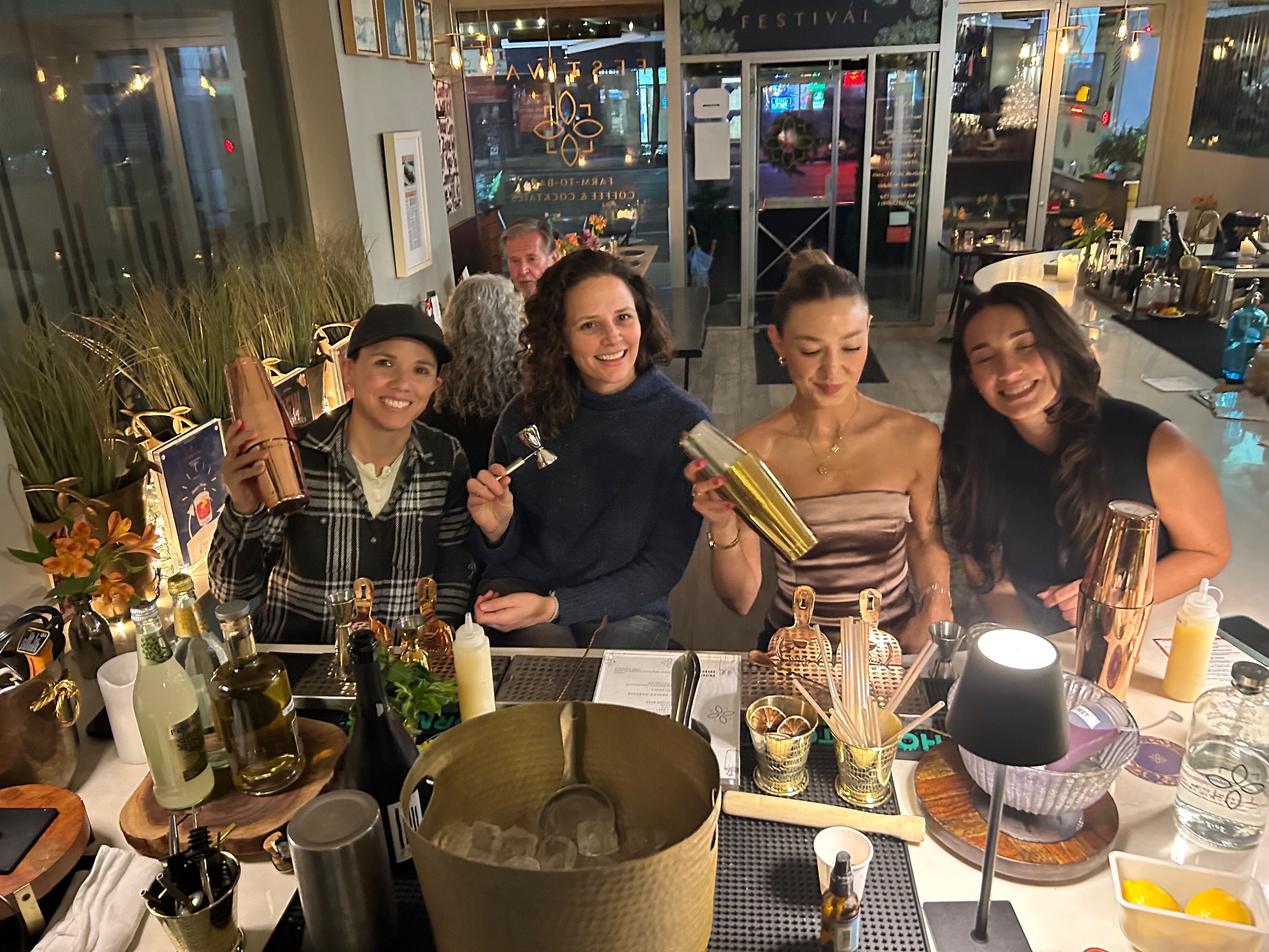 Botanical Cocktail Making