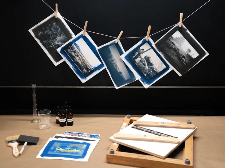 Platinum and Cyanotype Layering
