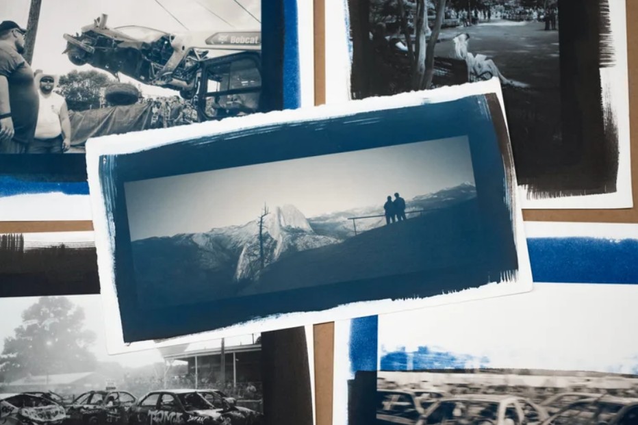 Platinum and Cyanotype Layering