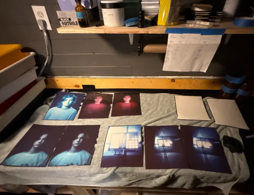 Paper Positives: In-Camera Color
