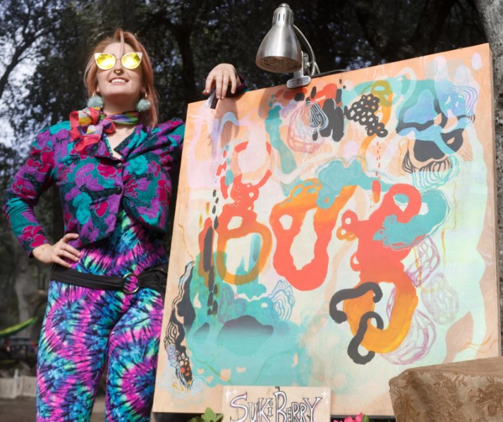 Visual Jazz: Abstract Painting on Wood
