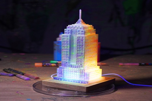 DIY Empire Building Lamp