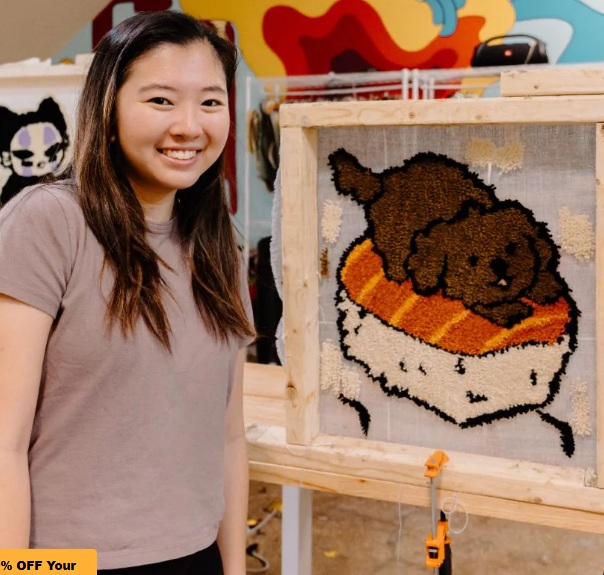Tufting Workshop - Custom Design (19x19 Inch Frame)