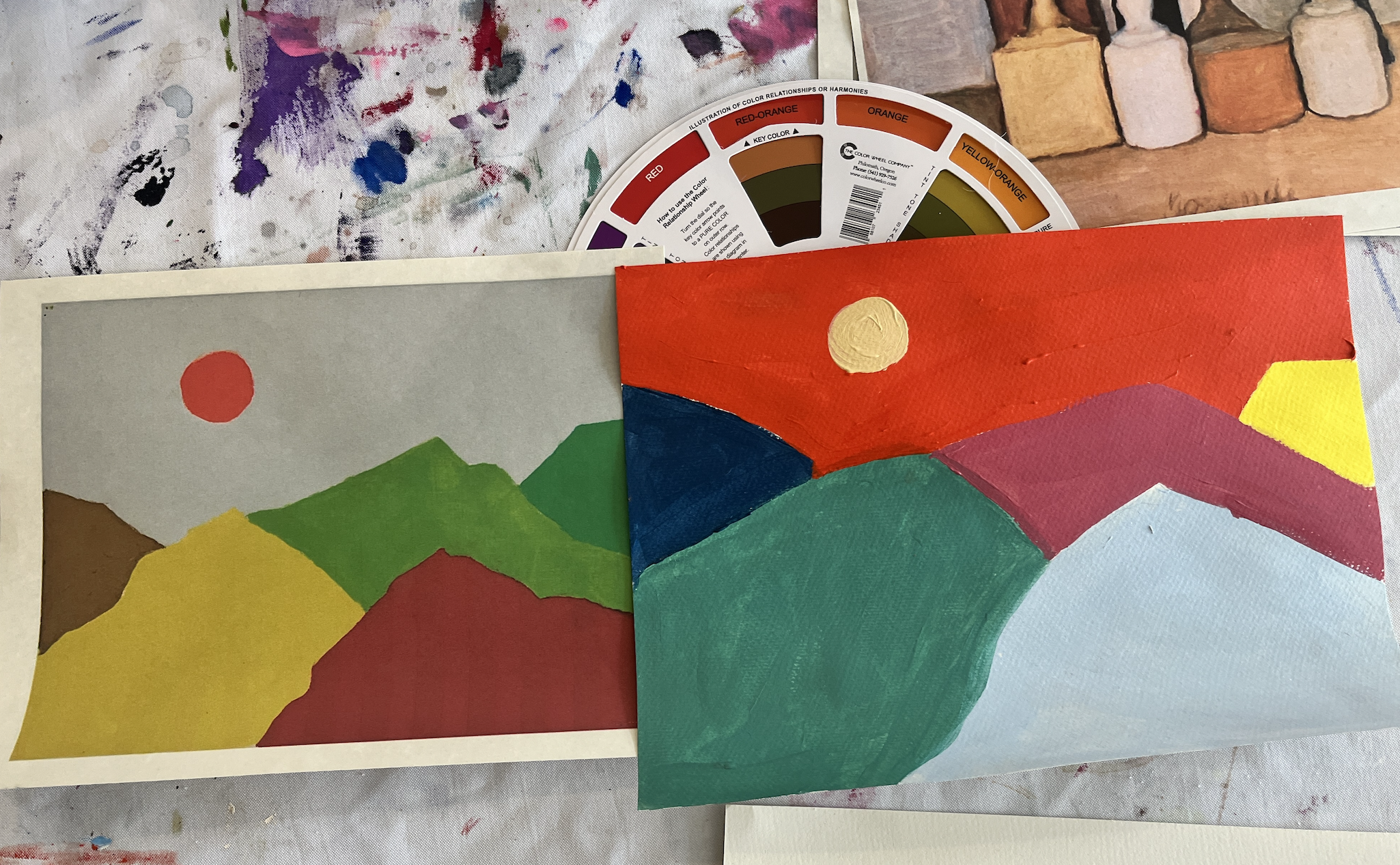 Inspired by Etal Adnan Thursday Night Workshop - Simplifying and Abstracting Landscapes