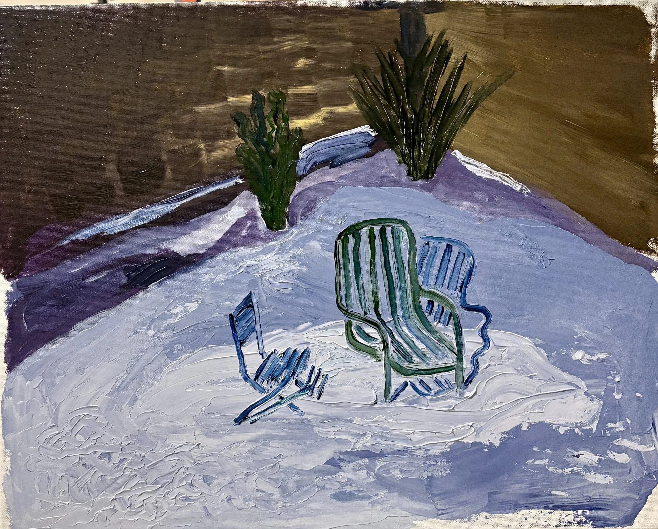 Let's Paint a Simple Winter Landscape!