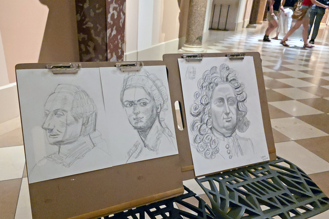 Figure Drawing Class at the Metropolitan Museum of Art