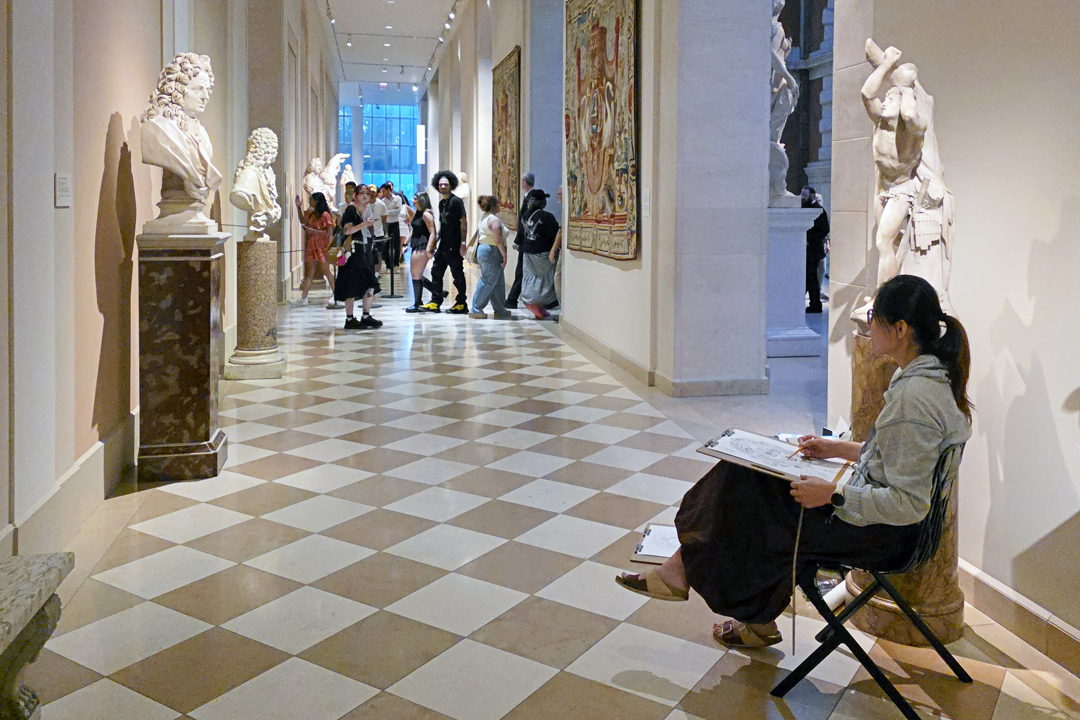 Figure Drawing Class at the Metropolitan Museum of Art