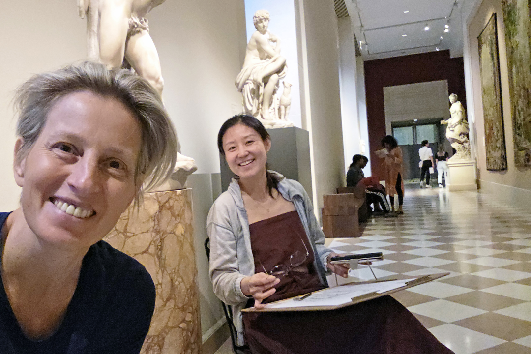 Figure Drawing Class at the Metropolitan Museum of Art