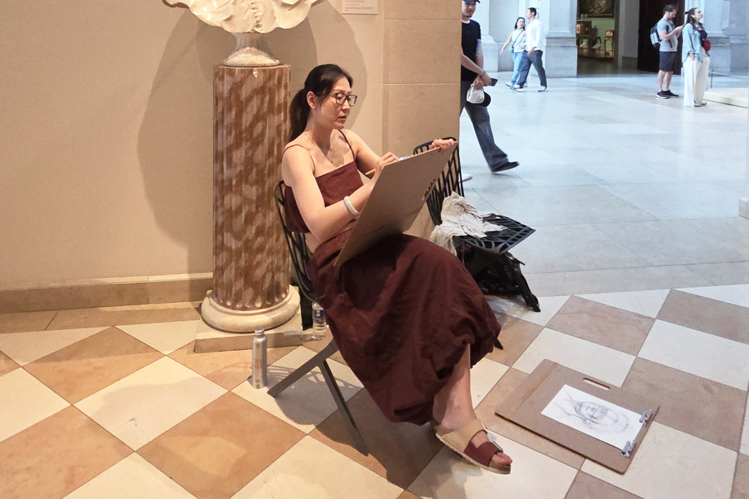 Figure Drawing Class at the Metropolitan Museum of Art