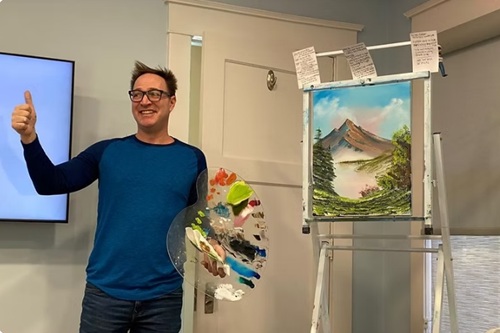 Bob Ross-Style Painting Workshop