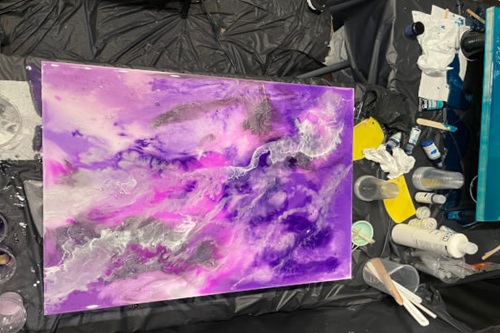 Resin Canvas Art Workshop