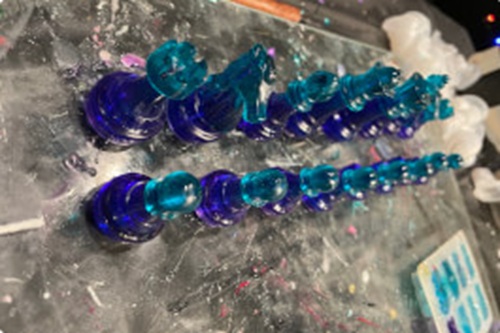 Resin Chess Set for Couples