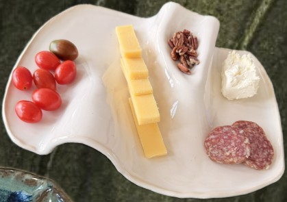 Handbuilding: Wine and Charcuterie Board