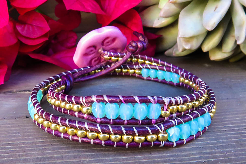 Beaded Wrap Bracelet