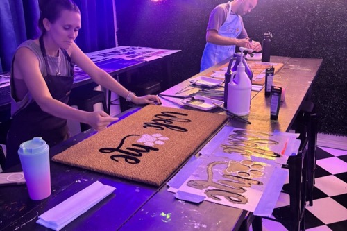 Doormat Paint Experience