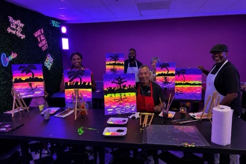 UV Lights Paint Experience