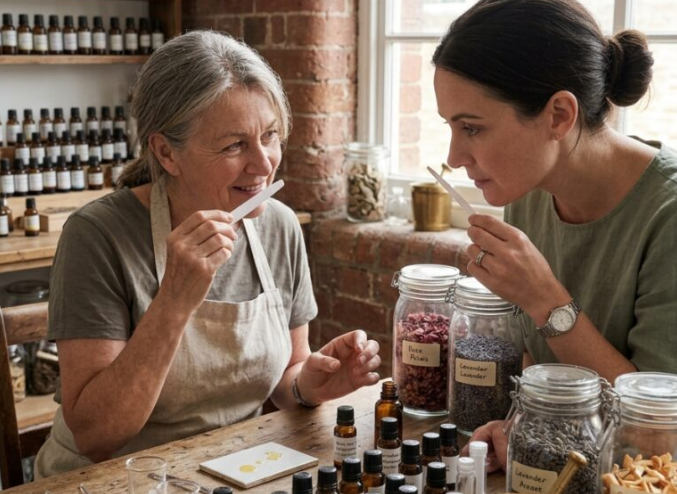 Choosing Essential Oils by Aroma & Blending Characteristics