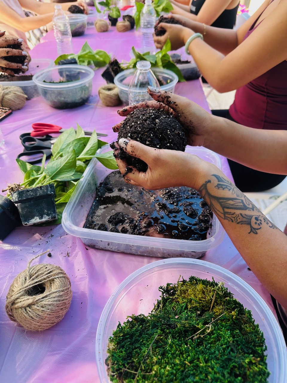 Kokedama Workshop: Japanese Moss Ball Art