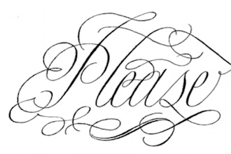 Flourished Capitals: Simple to Ornate
