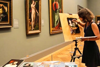 Master Copying Class at the Metropolitan Museum of Art