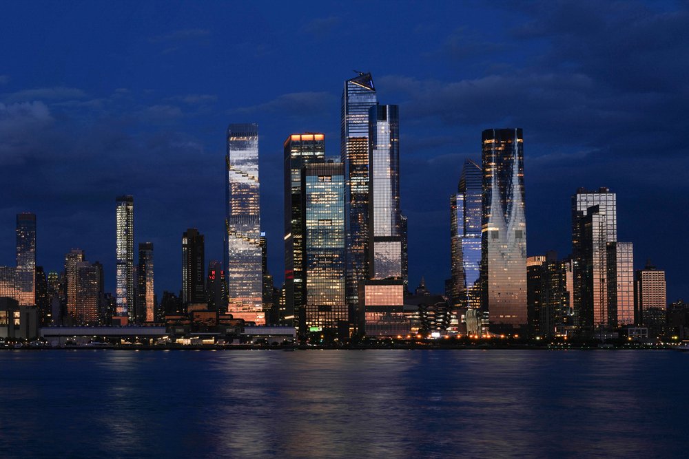 The Manhattan Skyline at "Nautical Twilight"