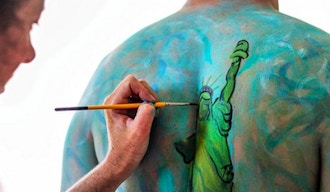 Paint in the Dark™: UV Body Painting for Couples [Class in NYC] @ DenArt