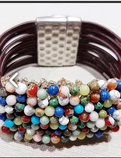 Matrix Leather Bracelet