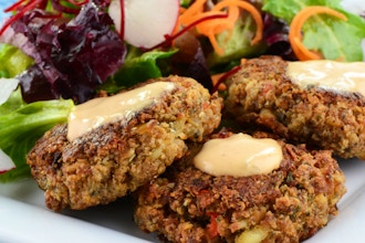 Crab Cakes and Risotto