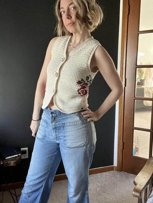 Cross Stitch Crochet Vest Workshop