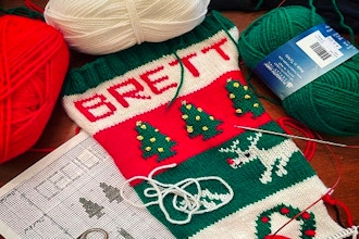 Knit a Classic Christmas Stocking