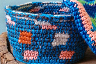 Tapestry Crochet: Senegalese Inspired Mini Baskets
