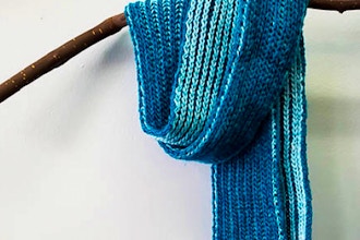 Two Color Brioche Scarf Knitting Classes Los Angeles Two Color Brioche Scarf Knitting Classes Los Angeles