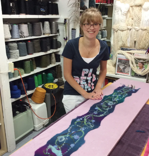 Felt Tapestry Scarf/Table Runner (Berwyn)