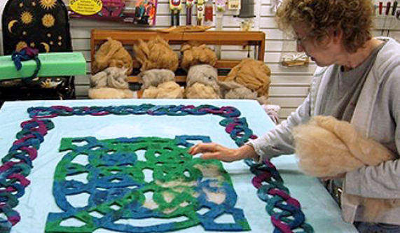 Felt Rug Stomp Workshop