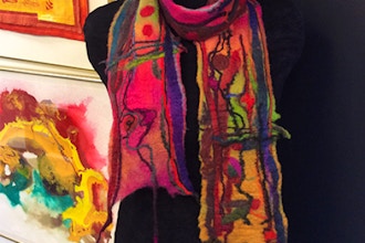 Tapestry Felt Scarf Art Westmont Class in Chicago TLD