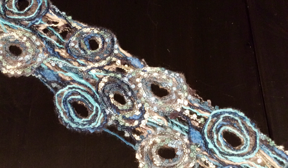 Felting: Tree Bark Inspired Scarf (Westmont)