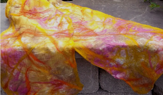 Felted Silk Satin (Nuno) @Berwyn