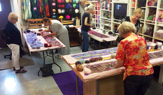 Batik on Silk Fabric Intro to Wax Resist (Westmont)