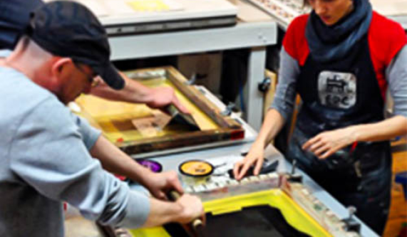 MultiLevel Screenprinting Screen Printing Classes Chicago