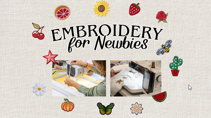 Embroidery for Newbies