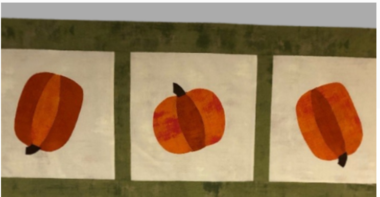 Quilted Pumpkin Wall Hanging