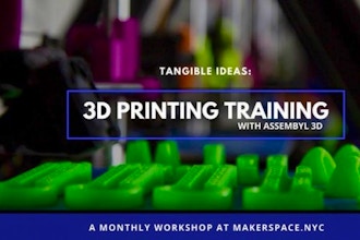 Tangible Ideas: 3D Printing Training