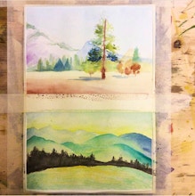 4 WEEK ADULT SESSION: BEGINNER'S WATERCOLOR PAINTING CLASS ONLINE: HOW TO  PAINT LANDSCAPES - The Art Studio NY