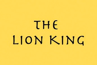 The Lion King (Ages 8-12)