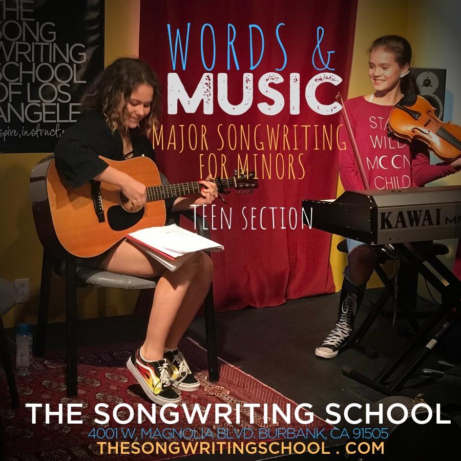 Words & Music, Teen Songwriting