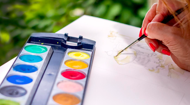Colored Pencil on Film